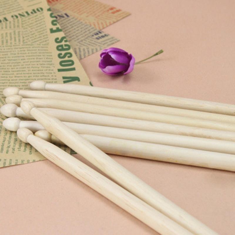 1 Pair Bass Drum Sticks Drumsticks Drums Set Sticks   Practice Instrument Accessories