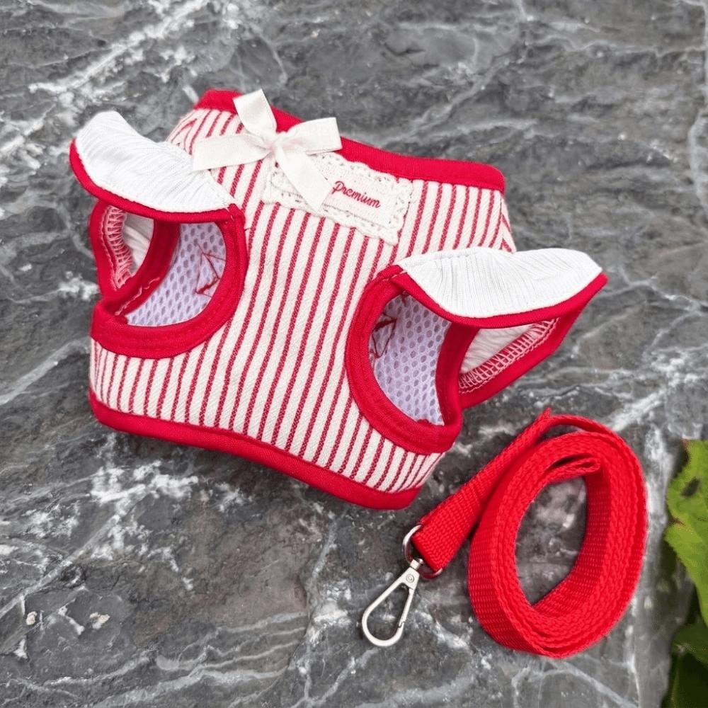Adjustable Pet Harness Leash Comfortable Fit Dog Collar Harness Set Dog Chest Strap Daily Use