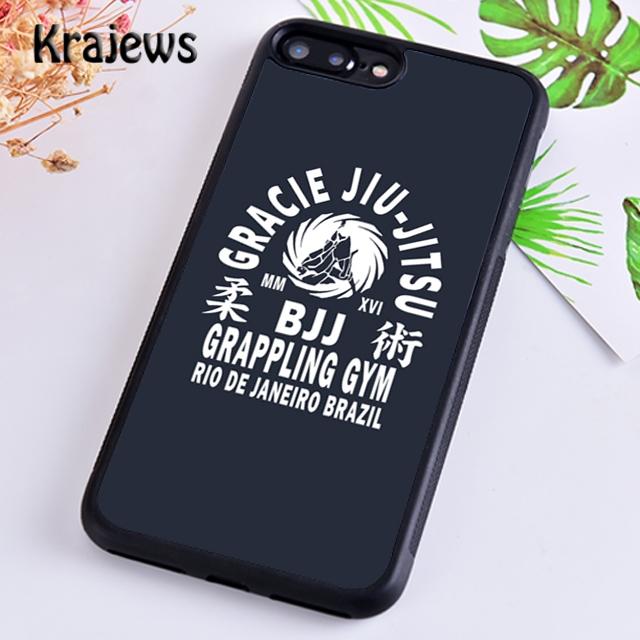 Krajews Eat Sleep Brazilian Jiu Jitsu Repeat Phone Case Cover For IPhone 18 17 Air 16 15 14 Plus 11 12 13 Pro Max Fundas