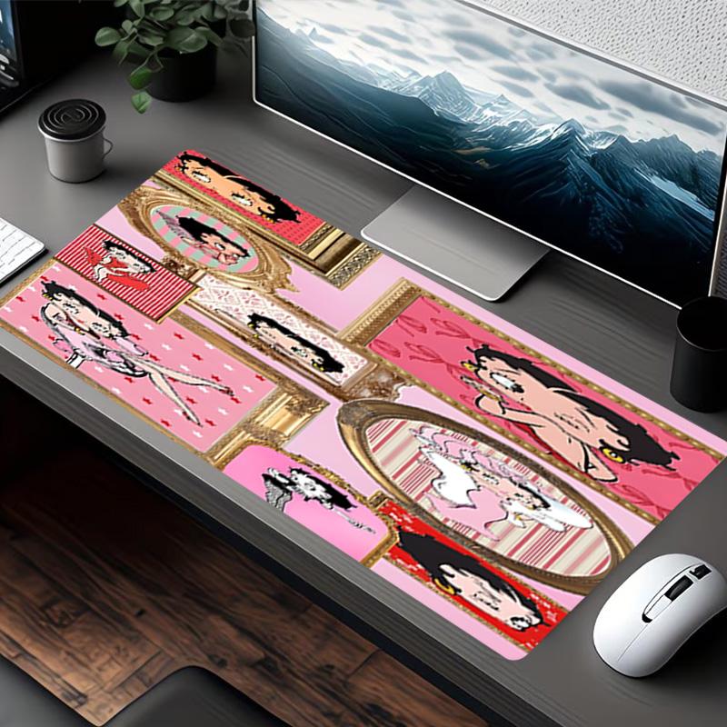 Betty Boop Print Mouse Pad, for Keyboard Pad Laptop PC Mat for Office Home Use, Desk Decor, Perfect Birthday Gift for Gamers