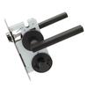 2PCS Door Lock Handle Stainless Steel Impact Prevention Heavy Duty Keyed Entry Handles for Home