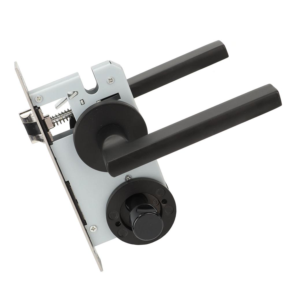 2PCS Door Lock Handle Stainless Steel Impact Prevention Heavy Duty Keyed Entry Handles for Home