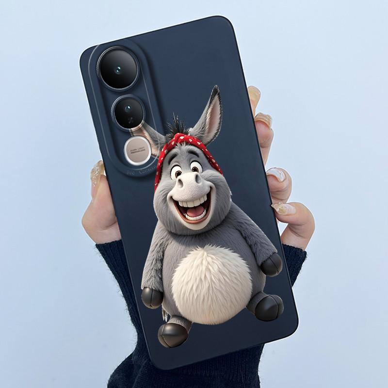 For Vivo V50 Lite Case Lovely Phone Shell Soft Liquid Silicone Back Cover For Vivo V 50 Lite Full Protection Shockproof Bumper