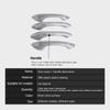 Fit for Chevrolet Onix II    2022 Chrome Outer Door Handle Cover Trim Car Cap Accessories Styling Sticker