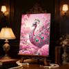DIY Diamond Art Pearl Painting Kit for Adults, Peacock Special Shaped Pearl Art Painting Wall for Home Office Decor Handmade Gift