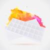 24 Compartments Plastic Paint  , Watercolor Mixing Tray for Students and Artists, Convenient Painting Accessory with 20 Pigment Grids