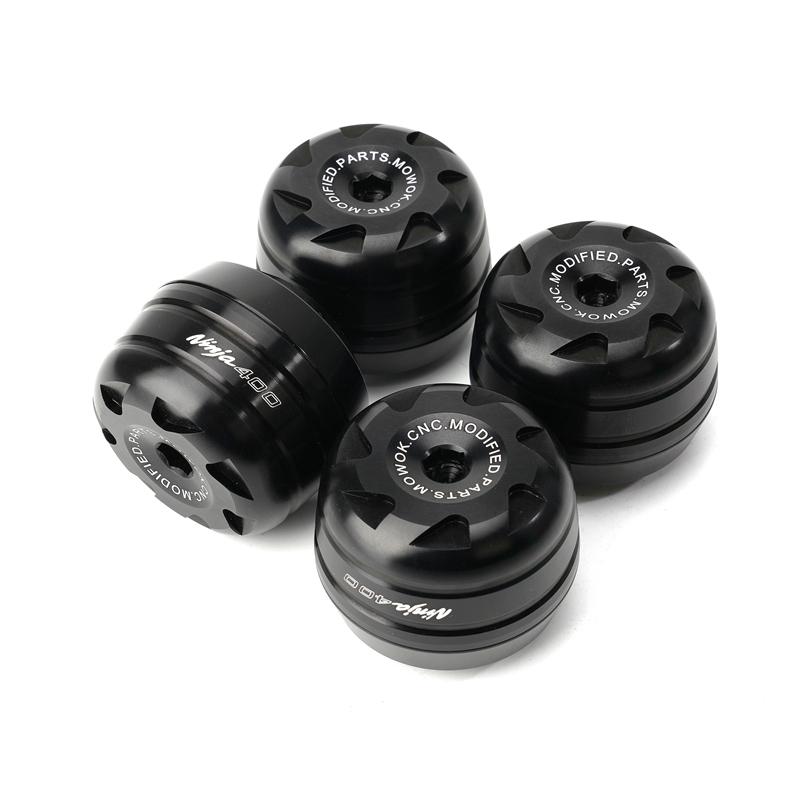 Motorcycle Front Rear Fork Sliders Crash Pad Wheel Falling Protector For KAWASAKI NINJA 400 NINJA400 2018    2022
