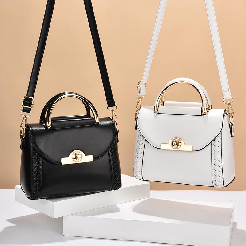 Elegant Buckle Decor Handbag for women  monochromatic crossbody bag