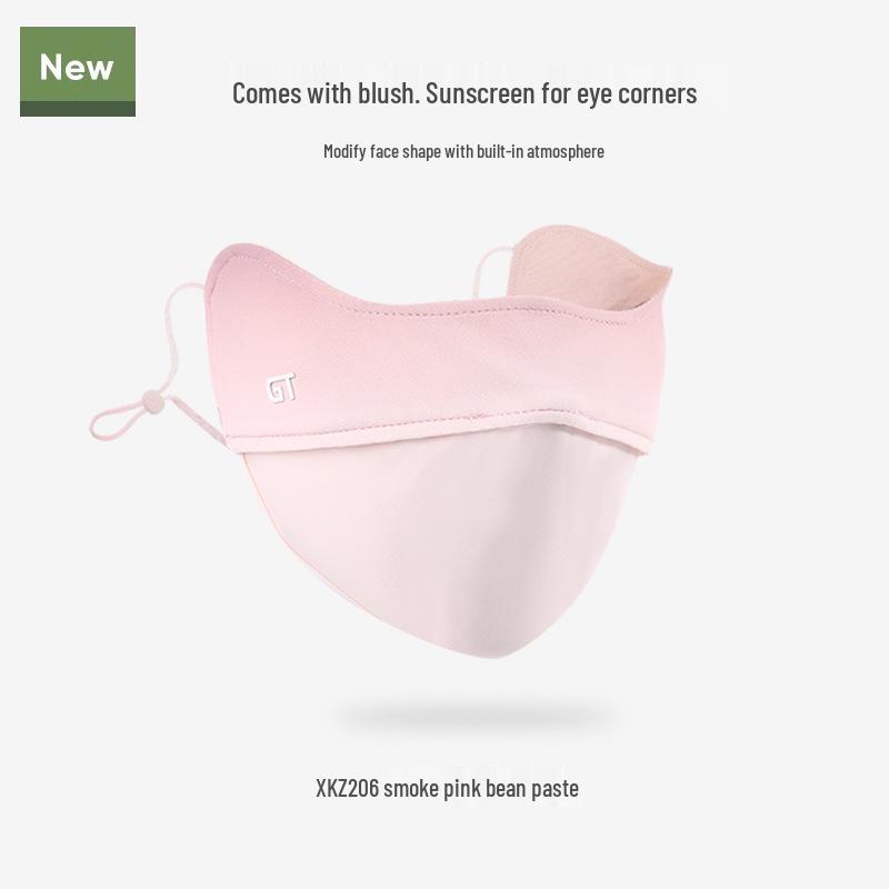 

Women s Gradient Blush Sun Visor: Ice Silk, 3D Breathable, UV-Protective Eye Corner Shield