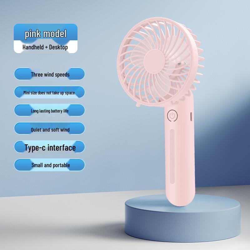 Mini USB Folding Handheld Fan - Portable for Outdoor & Office Use