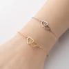 Stainless Steel Mini Heart Bracelet: Versatile Korean-Inspired Women's Fashion
