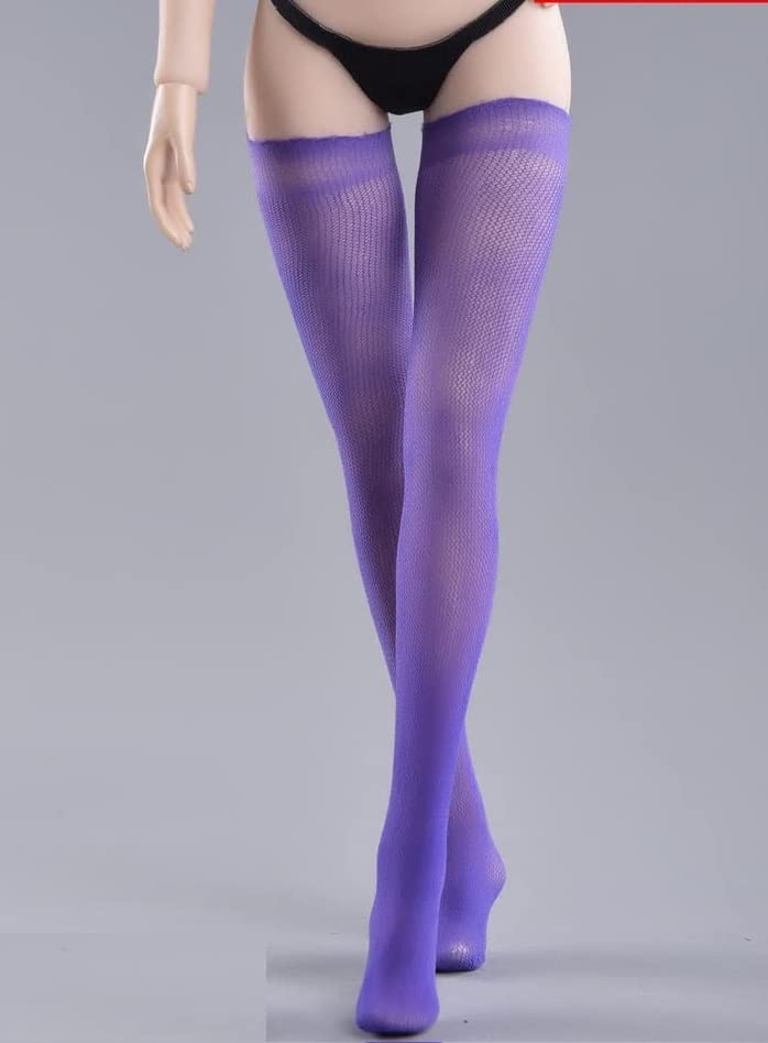 

[TOYBARJAPAN] 16 Scale Fire Girl Toys FG-YC-004F Purple Female Soldier Wardrobe Seamless Pantyhose for Action Figures (Body, Head, and T-back not