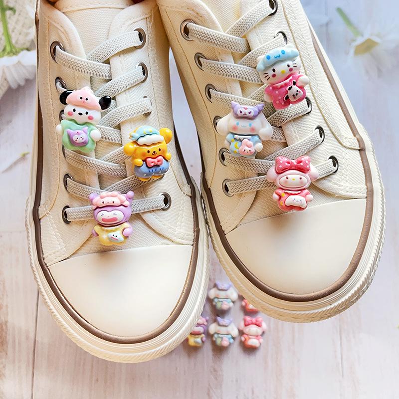 Kids Cartoon Shoelace Charms: Air Force 1 Resin Ornaments & DIY Accessories