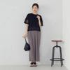 Comme Ca Ism Lace Combination Black L T-Shirt 12-68CK31-205
