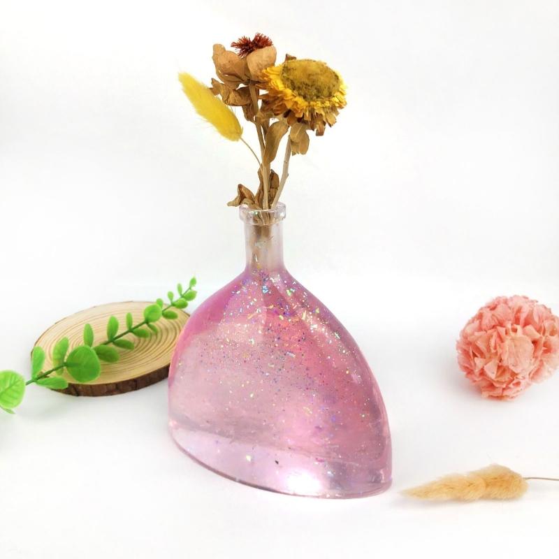 Geometry Flower  Silicone Mold Flower Epoxy Resin Casting Mold Succulent Vase Cement Mold Plant Holder Wax Mold