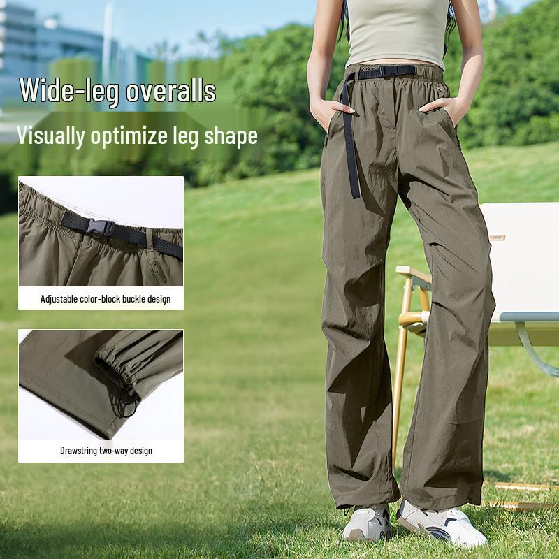 Baleno Women's Functional Cargo Parachute Pants