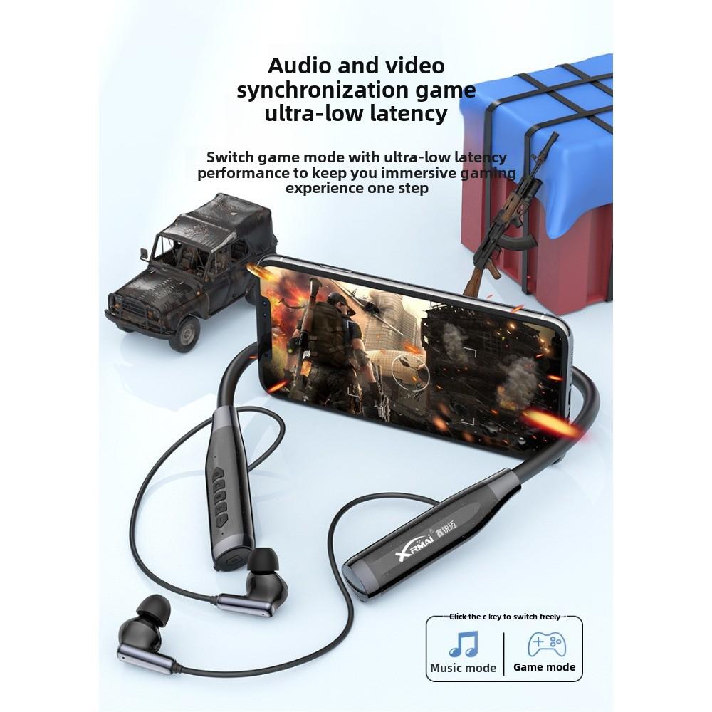The New Neck-hanger ANC Active Noise-cancelling Bluetooth Headset Wireless Sports Ultra-long Life