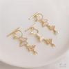 14K Gold-Filled Mother-of-Pearl Pendant Necklace with Micro-Paved Zircon Butterfly Holder and OT Clasp