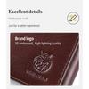 First Layer Cowhide RFID Anti-theft Brush Three Fold Wallet Men's Short Leather Retro