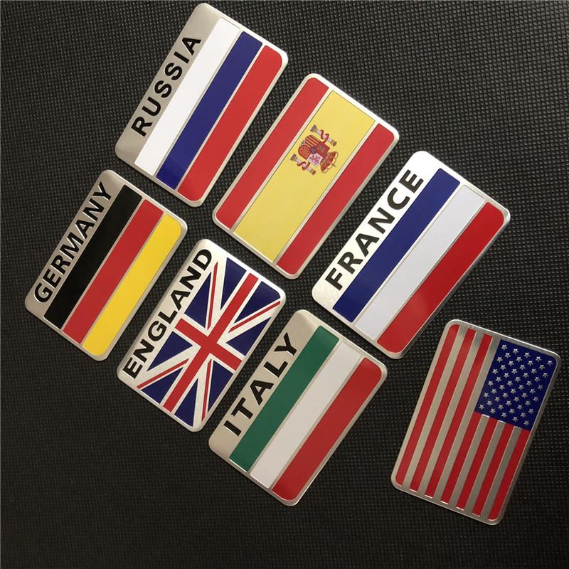 3D Aluminum Car Sticker for Land Rover Range Rover Velar Evoque Freelander Discovery Vision Defender