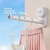 Adjustable Length Clothes Hanger Organizer Suction Cup Installation Balcony Hanging Rack  Window