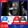 VW GTI GOLF 2026 Hot For VW VOLKSWAGEN 4Pcs Car Door Lock Protective Cover Stickers Auto Accessories For  Volkswagen VW RLine R 