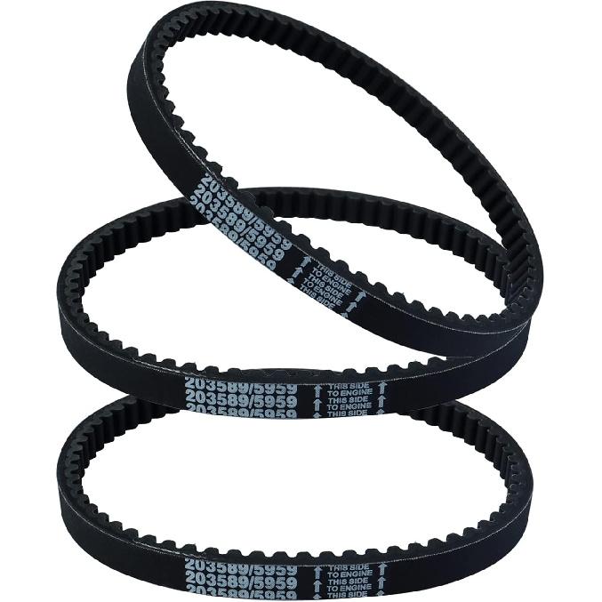 Drive Belts Compatible With 30 Series Torque Converter Go Kart Parts - Replace Manco 5959 / Comet 203589 / Murray 12-8487 Belt 3 Pack