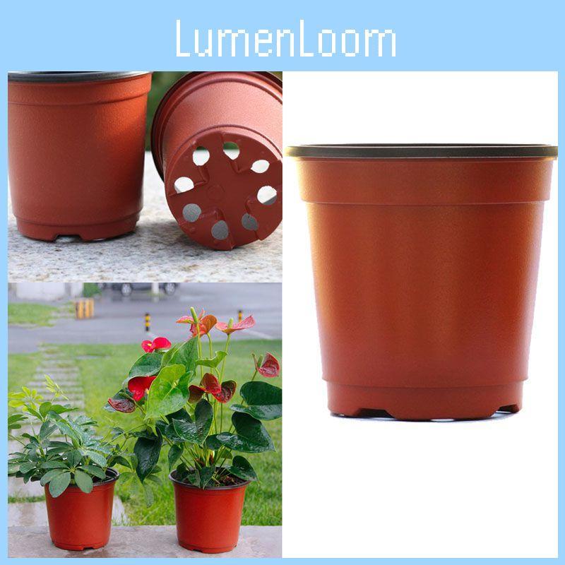 10/50/100 Stück Kunststoff-Anzuchttöpfe mit hoher Haltbarkeit für den Haus- und Gartengebrauch**