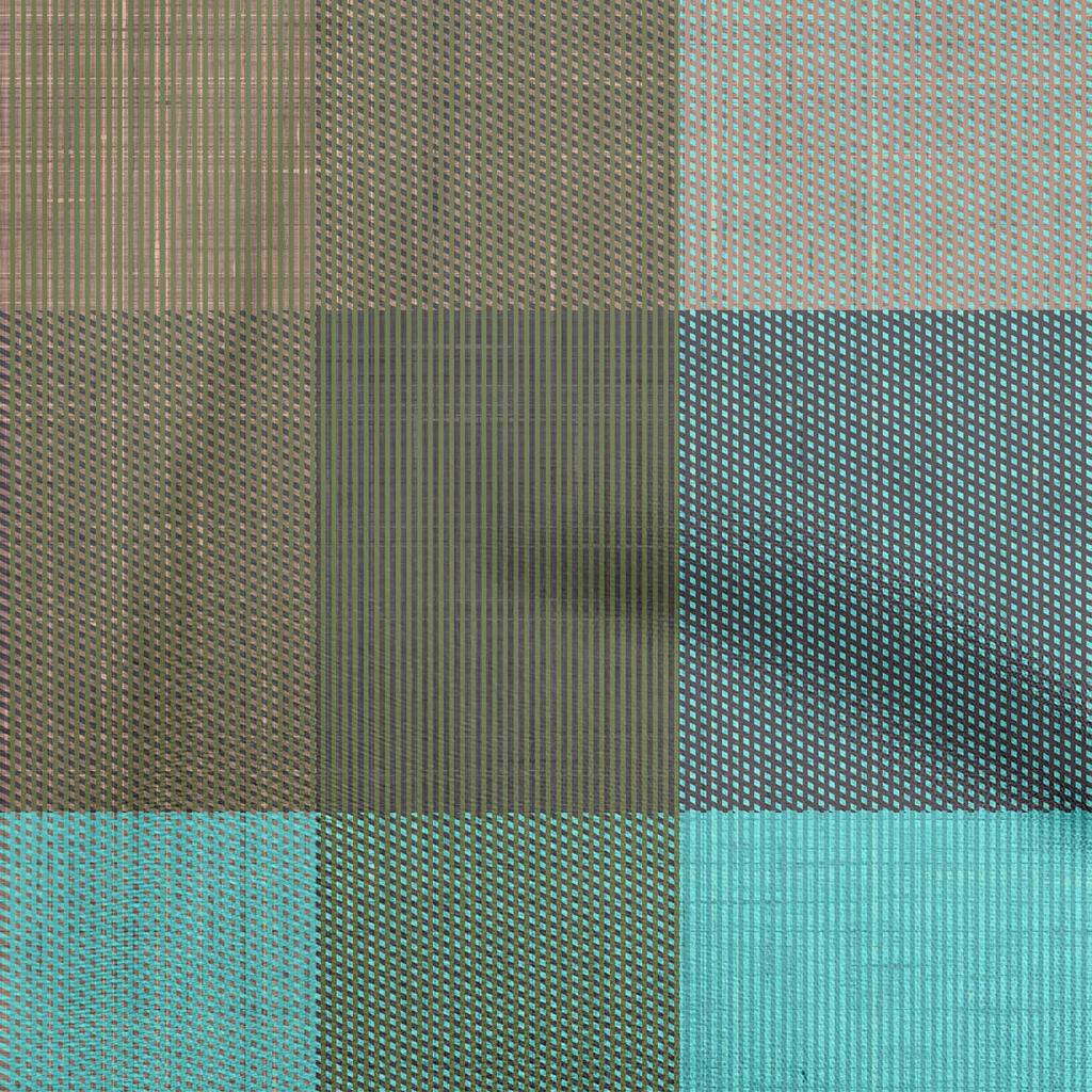 oneOone Cotton Flex Brown Fabric Check Sewing Material Print Fabric By The Yard 40 Inch