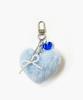 MONOFLUX Double Heart Ribbon Keyring