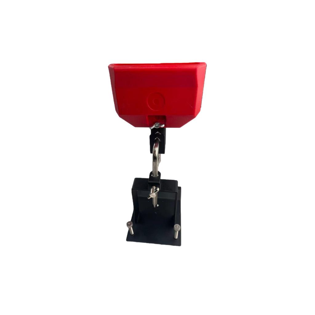 Supporto per Cowbell e Blocco di Legno a Pedale Jazz per Rack di Batteria