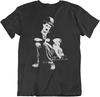 Charlie Chaplin Actor Funny Movie T Shirt Adult Men Tee Gift from Colour2 Black