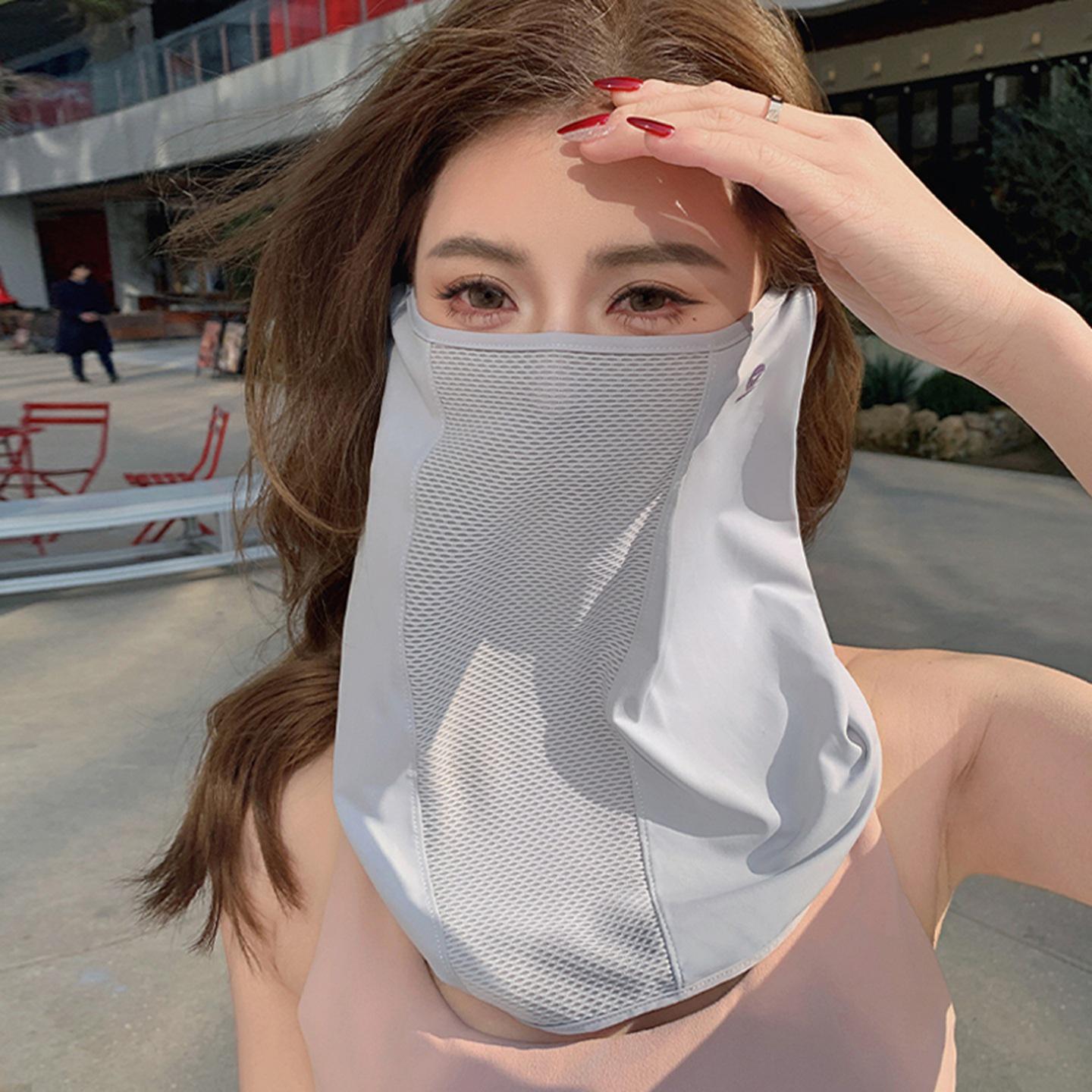 Cycling UV Protection Ice Silk Sunshade Neck Mask