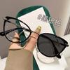 Fashion Cat Eye Photochromic Glasses for Women UV Protection Color Changing Sunglasses Anti Blue Light Eyewear