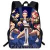 Anime Witch Hunter Group Men'S And Women'S Backpacks, Elementary School Students' Backpacks, Large-Capacity Printed Casual Backpacks