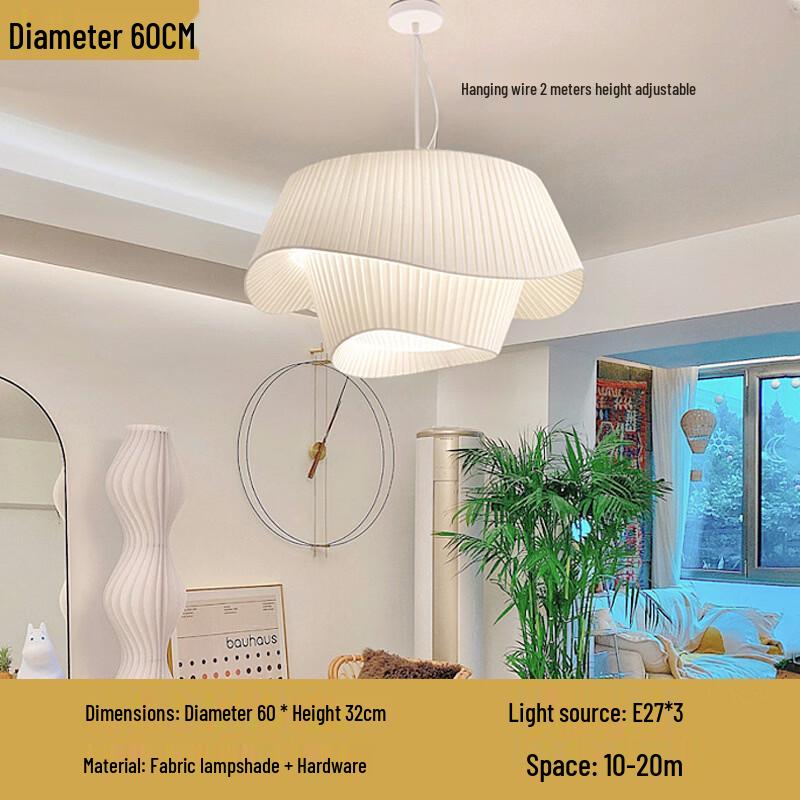 Dream Bubble French Vintage Fabric Chandelier