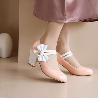 Dames Hoge Hak Schoenen Zoete Strik Bruids Bruiloft Schoenen Dames Hoge Hakken Meisjes Prinsessen Jurk Feest Schoenen Maat 34-46