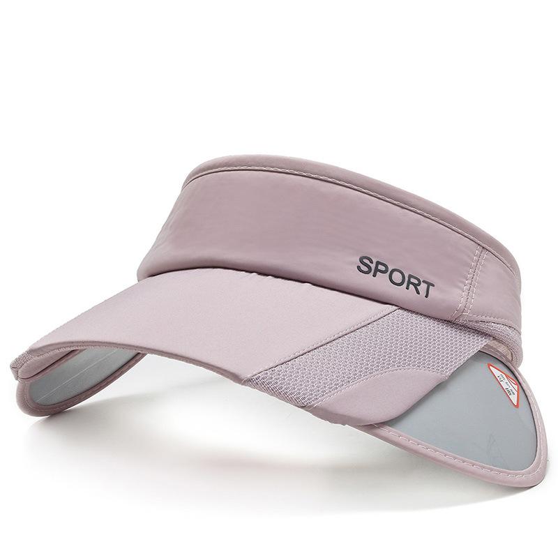 Summer Women Pull-out Brim Air Sun Hats Visor UV Protection Top Empty Solid Outdoor Men Sports Tennis Golf Running Sunscreen Cap