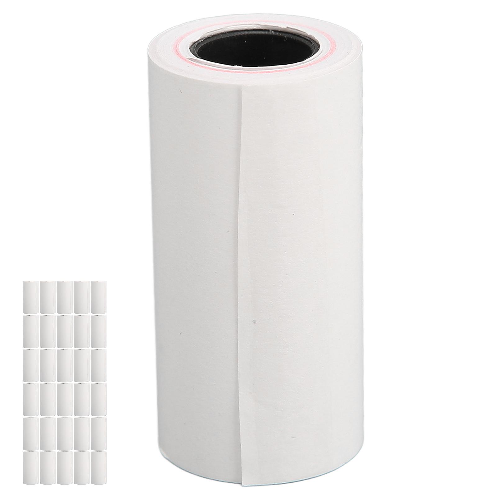 

30pcs Thermal Printing Paper 57x30mm Uniform Coating Clear Printing Receipt Printing Label for POS Terminal Systems
