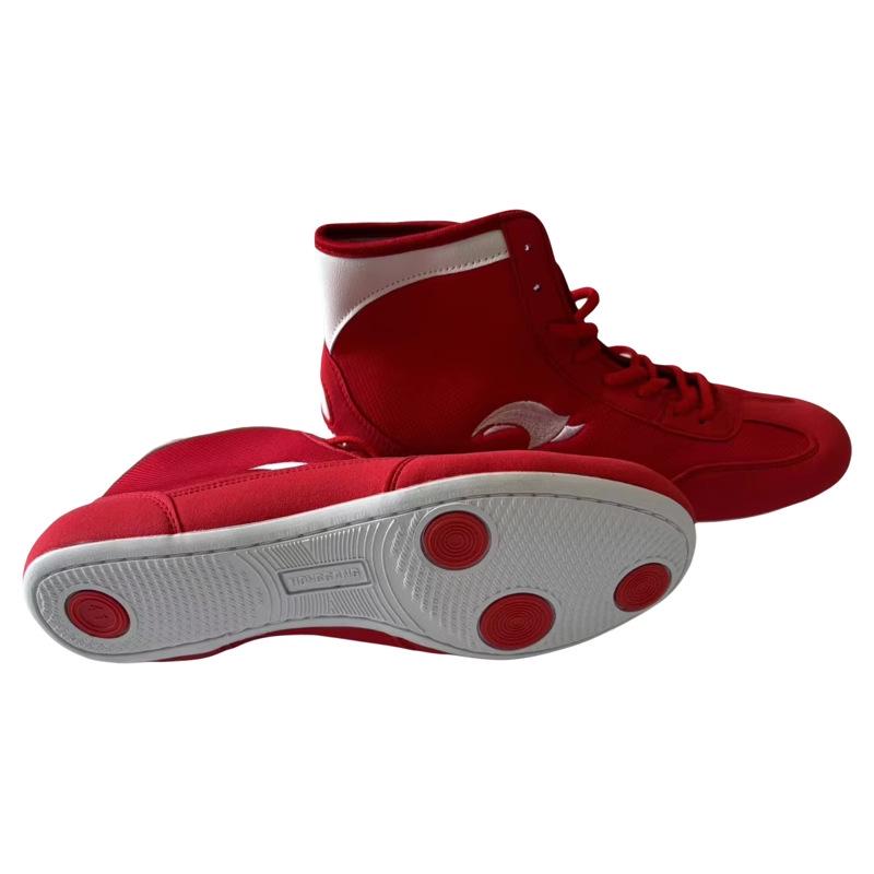 

Обувь для тренировок по вольной борьбе - Китайская соревновательная обувь и обувь для вольного боя 32 красный