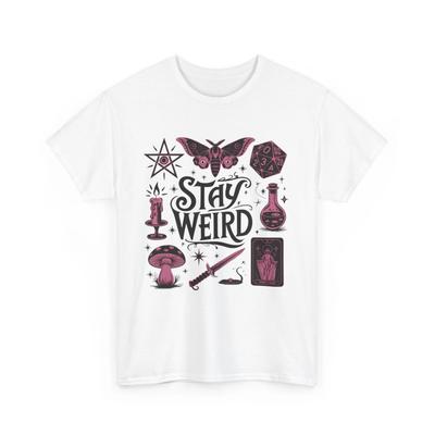 „Verrückt ist cool“-T-Shirt | Lustiges & alternatives Grafik-T-Shirt | Bleib verrückt!