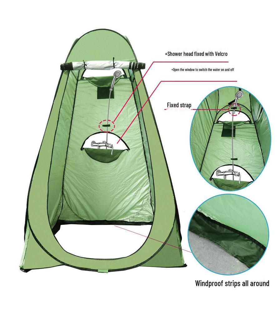 Instant Pop-Up Outdoor Shower & Changing Tent for Camping and Beach