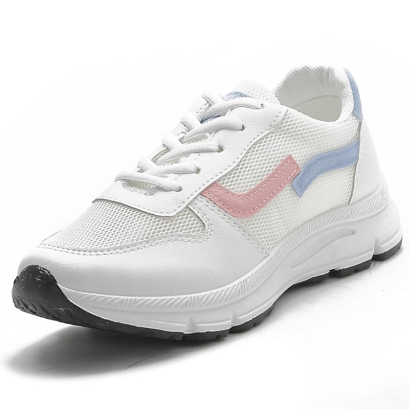 Fashion Spring Summer Womens Sport Shoes Breathable Mesh Thin Hollow Out Casual Flats Versatile Board Shoes For All Seasons