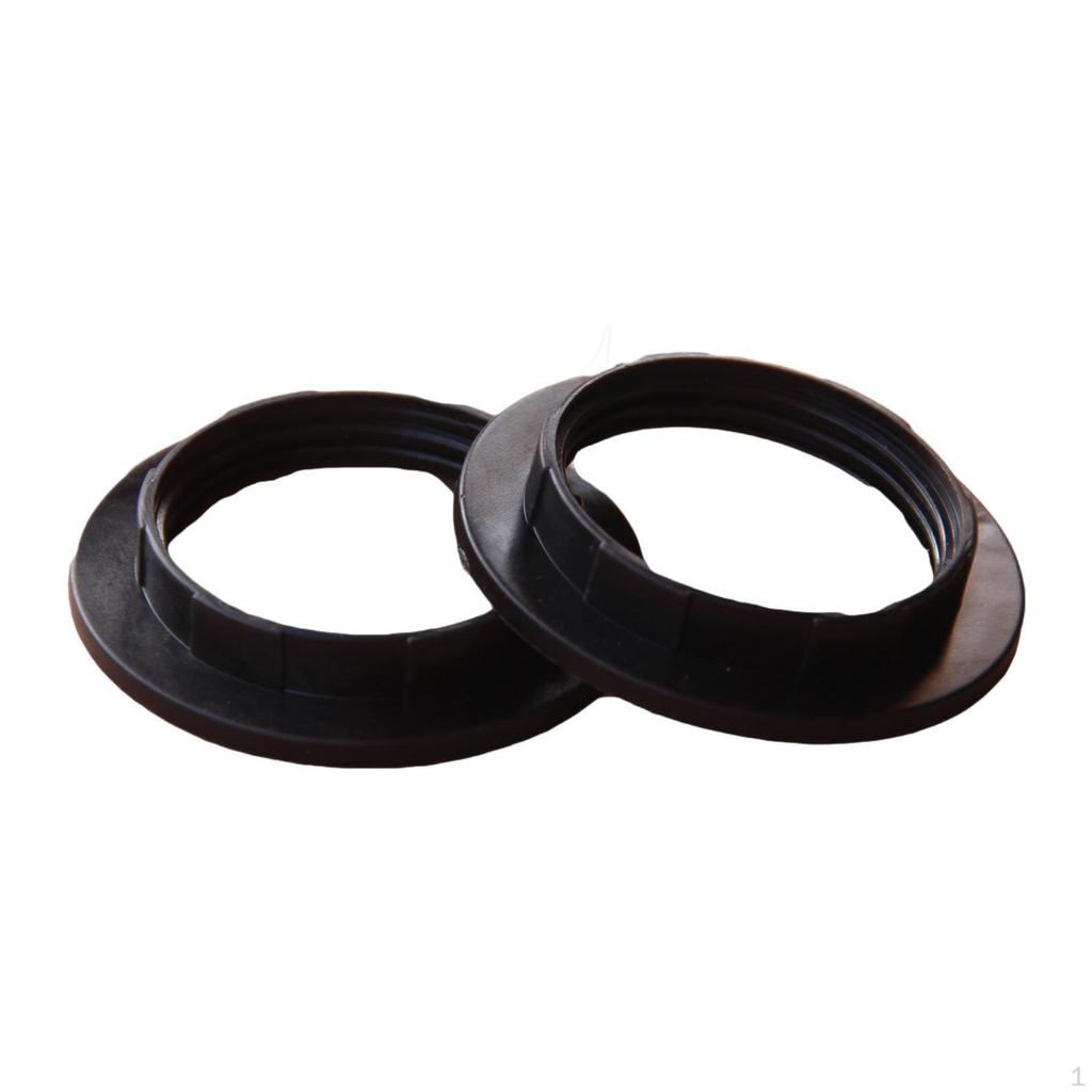 2 Pieces Adapter Rings for Lamp Shade Light Socket E27 Or E26