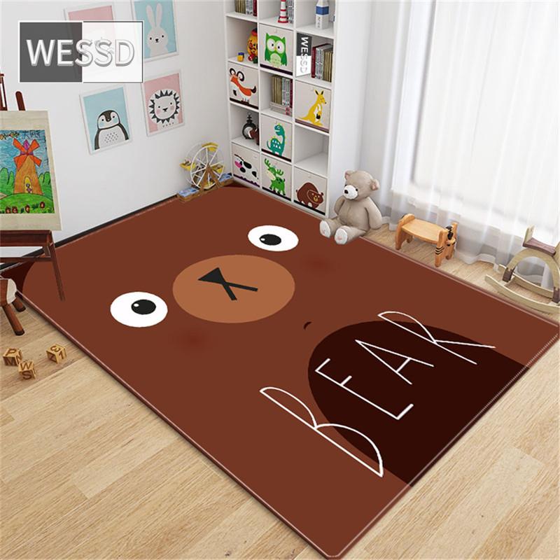 

Прикроватный коврик с мультяшными животными, милый длинный напольный коврик для спальни, небольшой коврик для дивана, коврик для ванной, нескользящий коврик, фланелевой коврик 80x120cm 1pcs