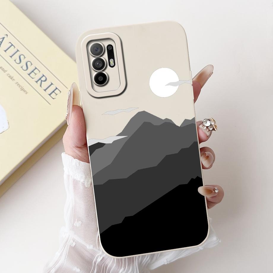 Funda For Oppo A94 5G CPH2211 Case Capa Soft Matte Silicone Bumper Cartoon Animals For OppoA94 A 94 Back Cover Camera Protected