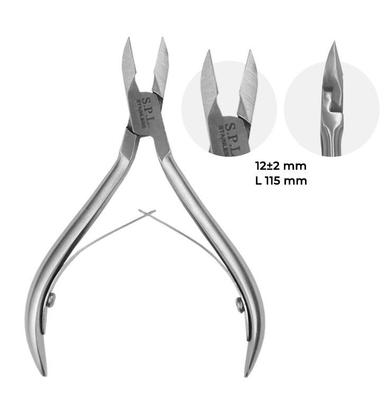 Professionelle Pedikürzange, medizinischer Edelstahl, Klingen 12 mm, handgeschärft