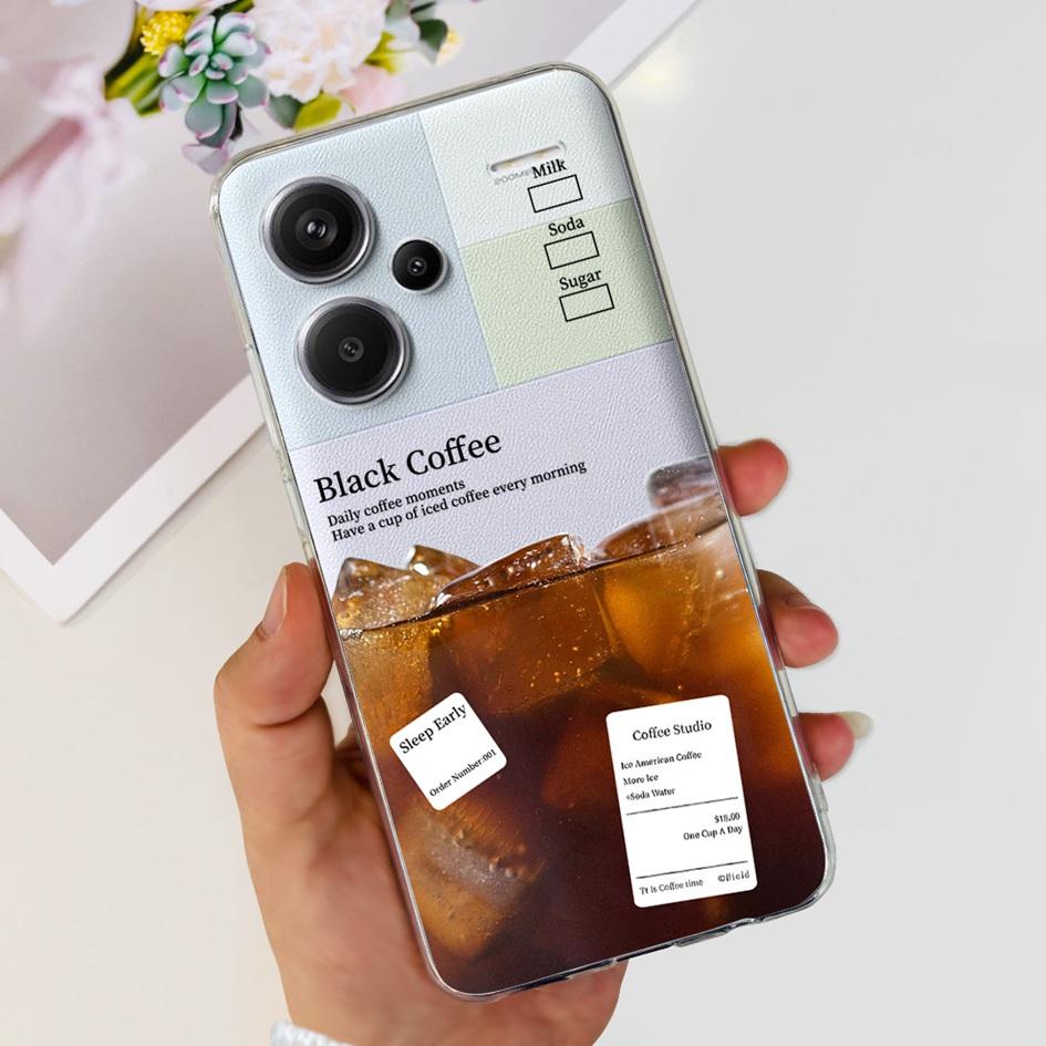 For Xiaomi Redmi Note 13 5G Case Luxury Marble Transparent Phone Cover For Redmi Note 13 Pro Plus Funda on Note 13 Pro 5G Bumper