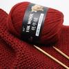 3-fädiges Garn aus Yak-Daune: Handgestrickter mittelschwerer Pullover/Cardigan/Schal/Mütze Häkelgarn.