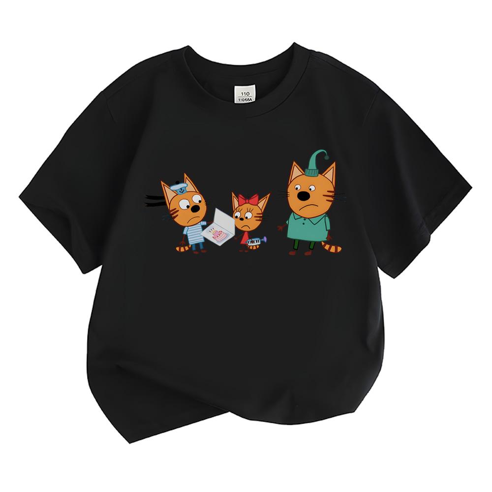 Kid-e-cats Baby Girls T-SHIRT Summer Short Sleeve Soft 100% Cotton Cartoon Children's Pink Tops Toddler Kids Clothing anime T-shirt Cute T-shirt